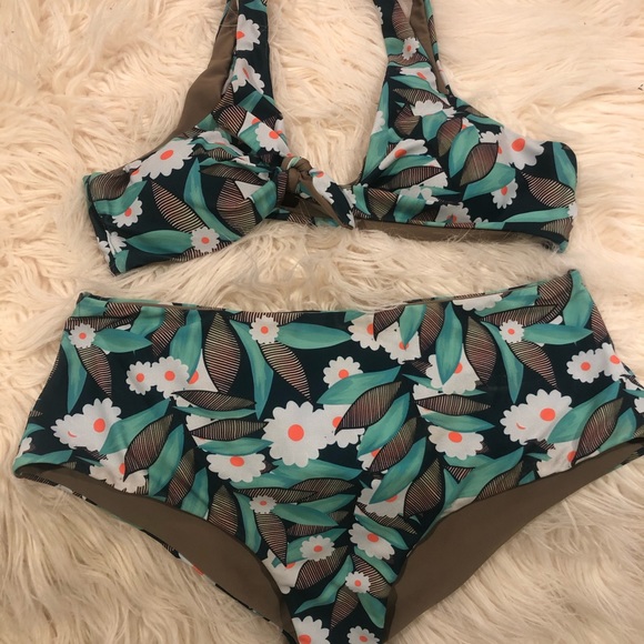 Flower high waist bikini - Picture 5 of 8